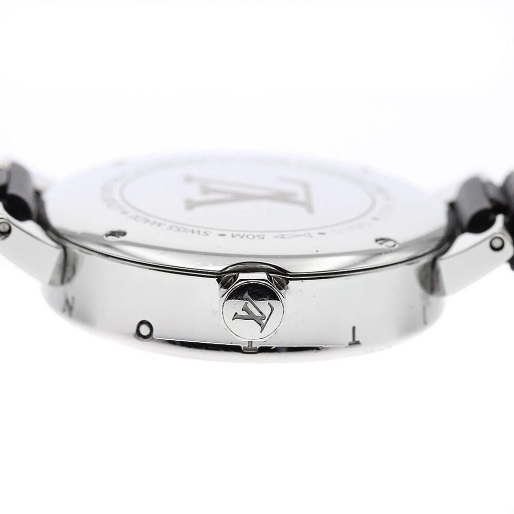 LOUIS VUITTON Tambour Moon Star Q8J10 Silver Dial Quartz Ladies Watch - Picture 5 of 12